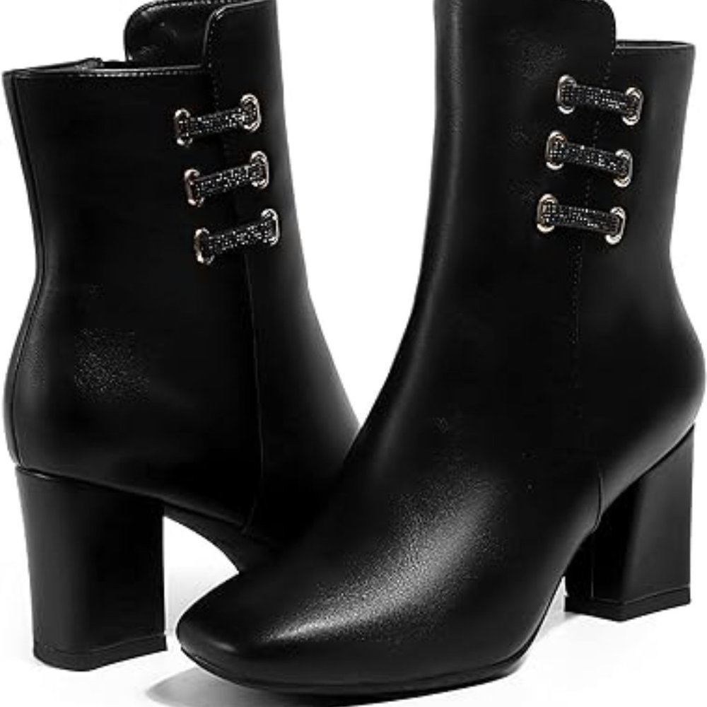 *NEW* Elegant DESIGNER Women's High High Heel WINTER BOOTS SIZE 6-12 - Picture 6 of 6